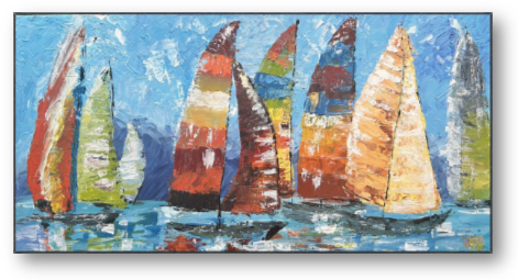 Giclée canvas Print-Catch The Wind