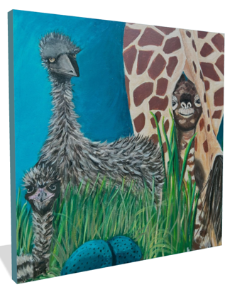 Giclée canvas print- Precious wildlife