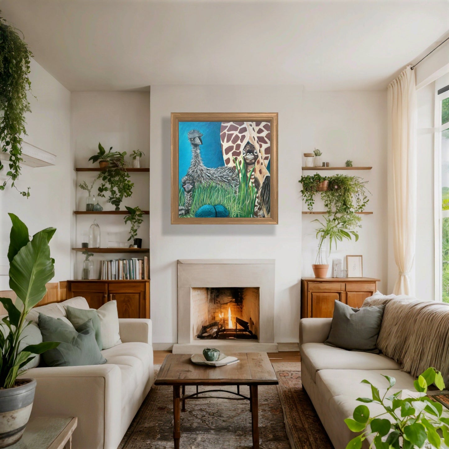 Giclée canvas print- Precious wildlife