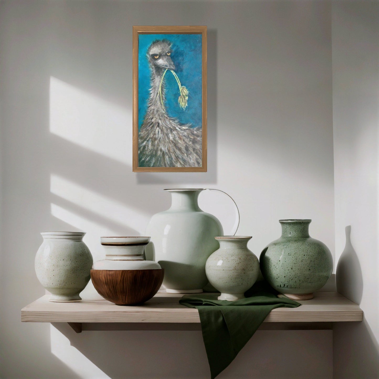 Premium Giclée Paper-Unbothered emu