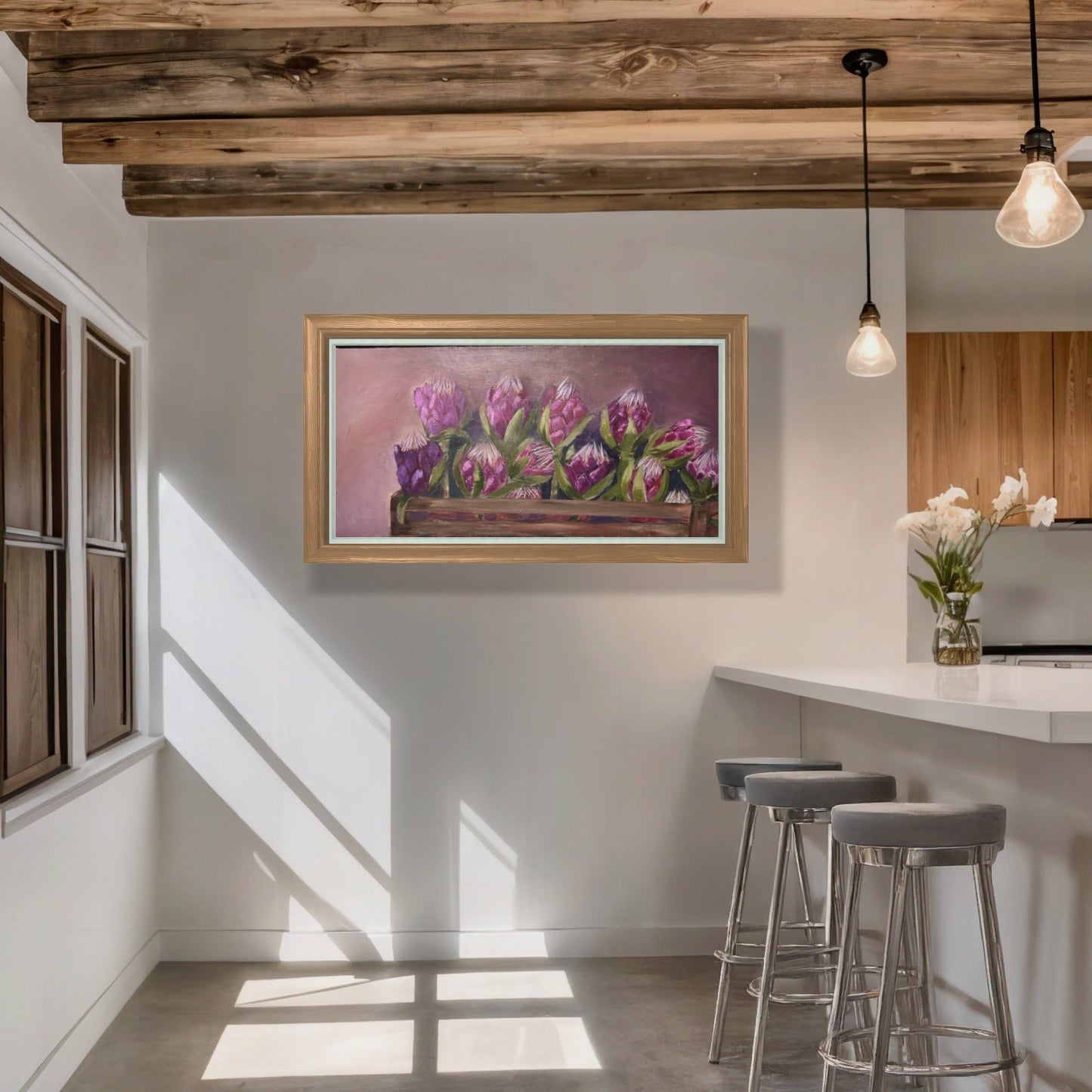 Premium Giclée Paper- whispering Protea's