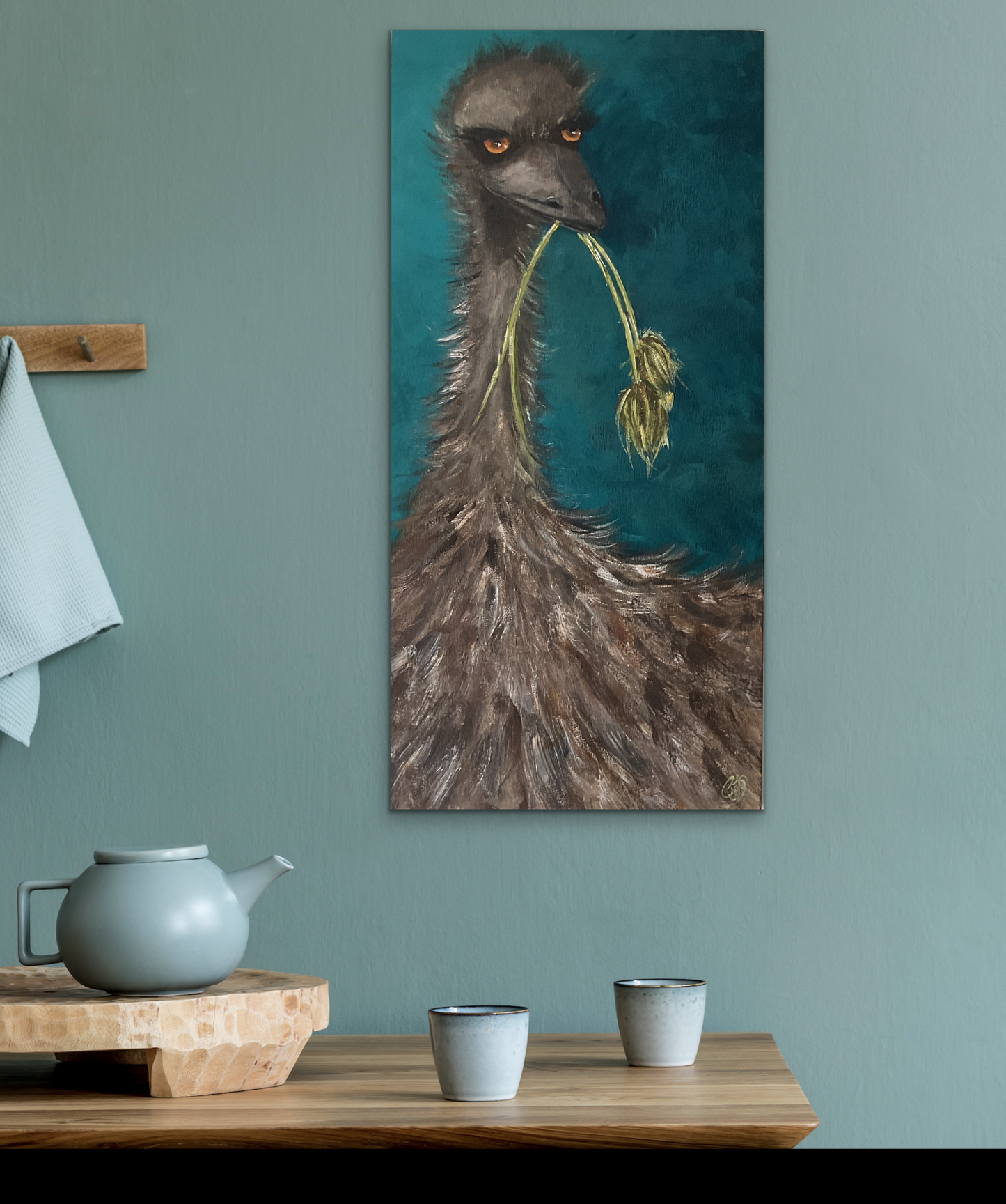 Emu Giclée canvas