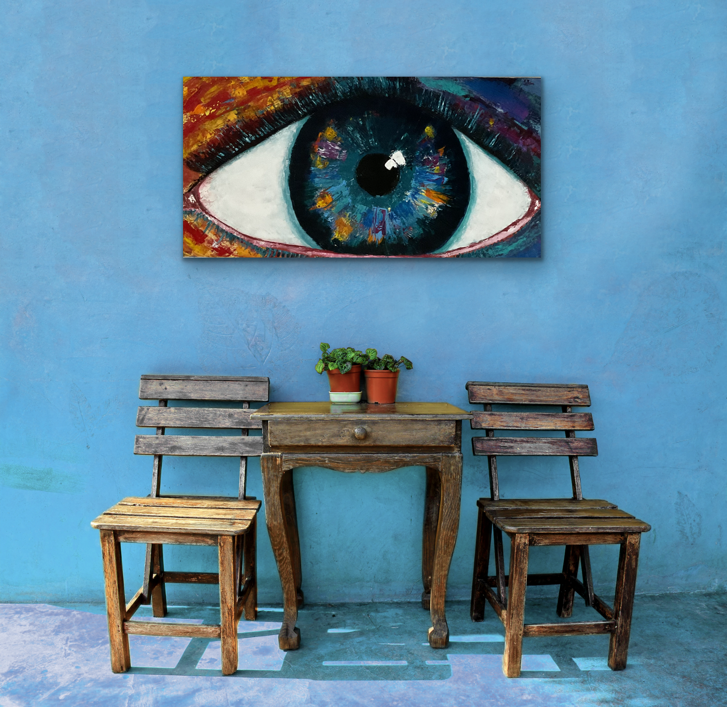 Giclée Canvas print - Reflections Of Fire