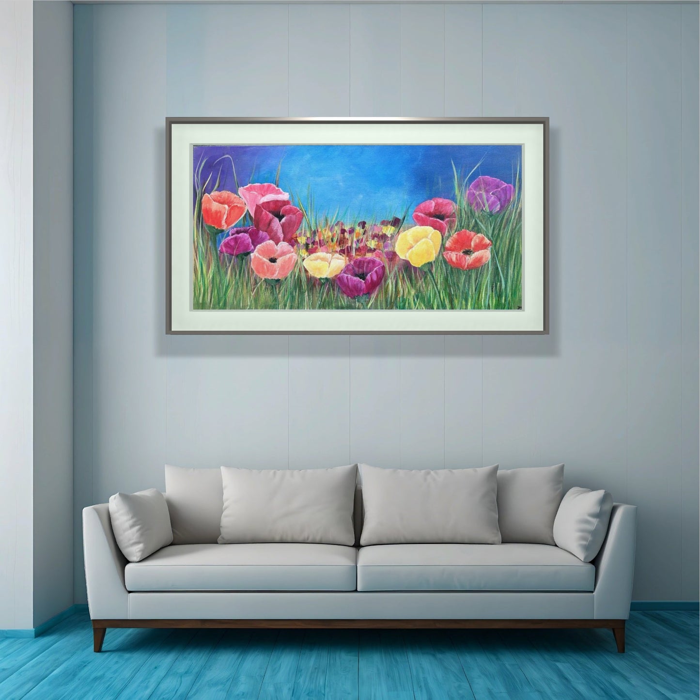 Premium Giclée Paper- Poppies in the field