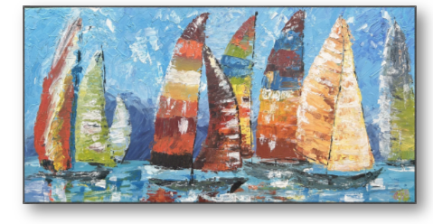 Giclée canvas  Print-Catch The Wind