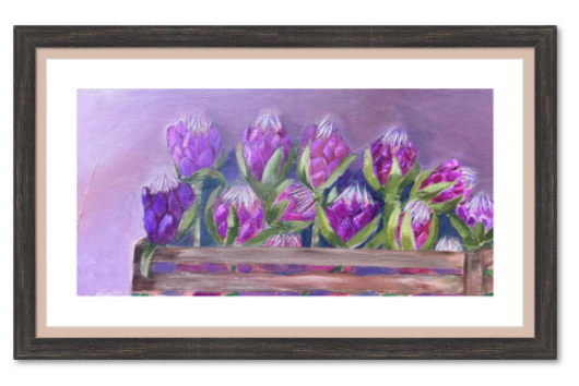 Premium Giclée Paper- whispering Protea's