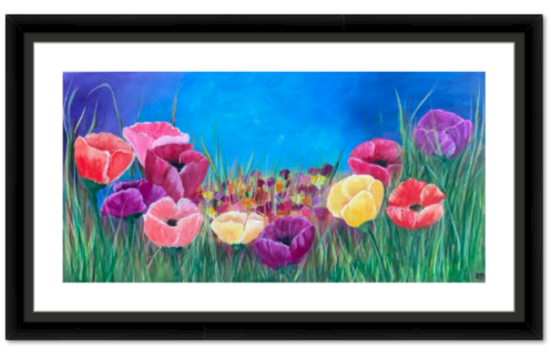 Premium Giclée Paper- Poppies in the field