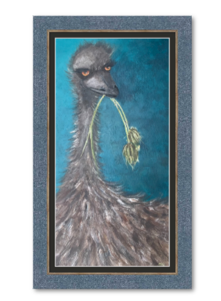 Premium Giclée Paper-Unbothered emu