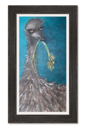 Premium Giclée Paper-Unbothered emu