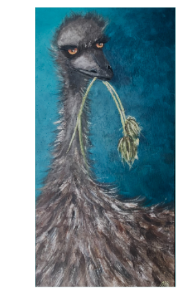 Premium Giclée Paper-Unbothered emu