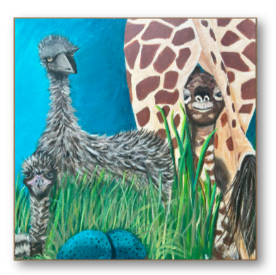 Giclée canvas print- Precious wildlife