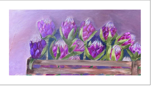 Premium Giclée Paper- whispering Protea's