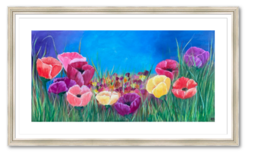 Premium Giclée Paper- Poppies in the field