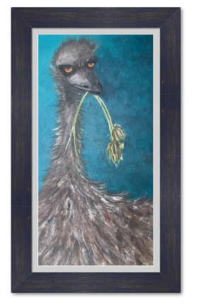 Premium Giclée Paper-Unbothered emu