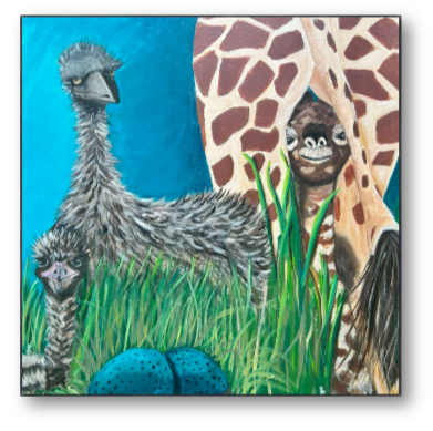Giclée canvas print- Precious wildlife