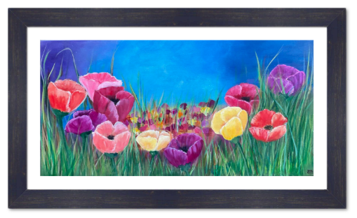 Premium Giclée Paper- Poppies in the field