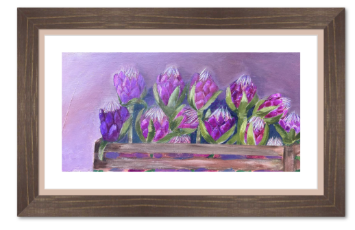 Premium Giclée Paper- whispering Protea's