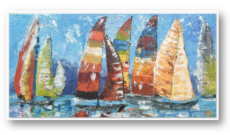 Giclée canvas  Print-Catch The Wind